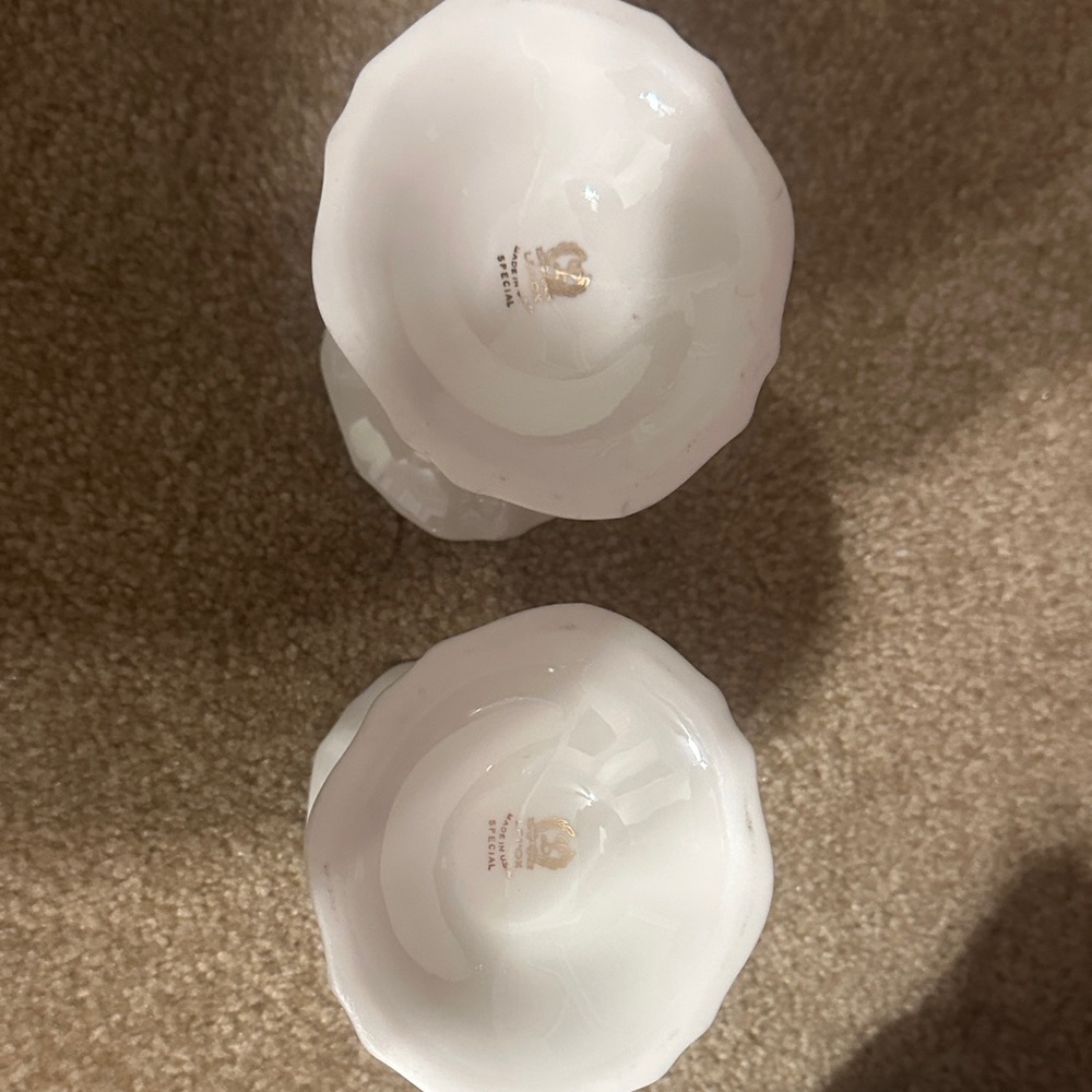 Lenox Elegant White Candle Holders